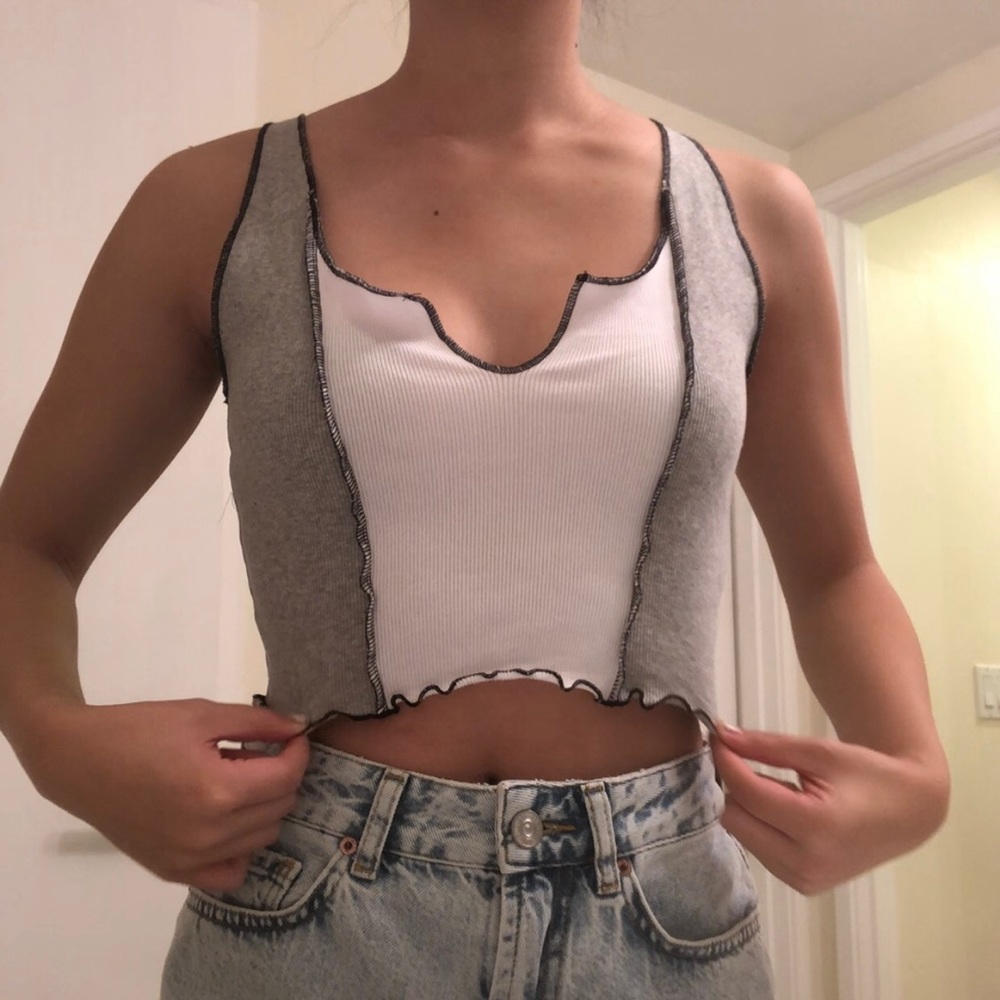 CONTRAST STICH CAMI